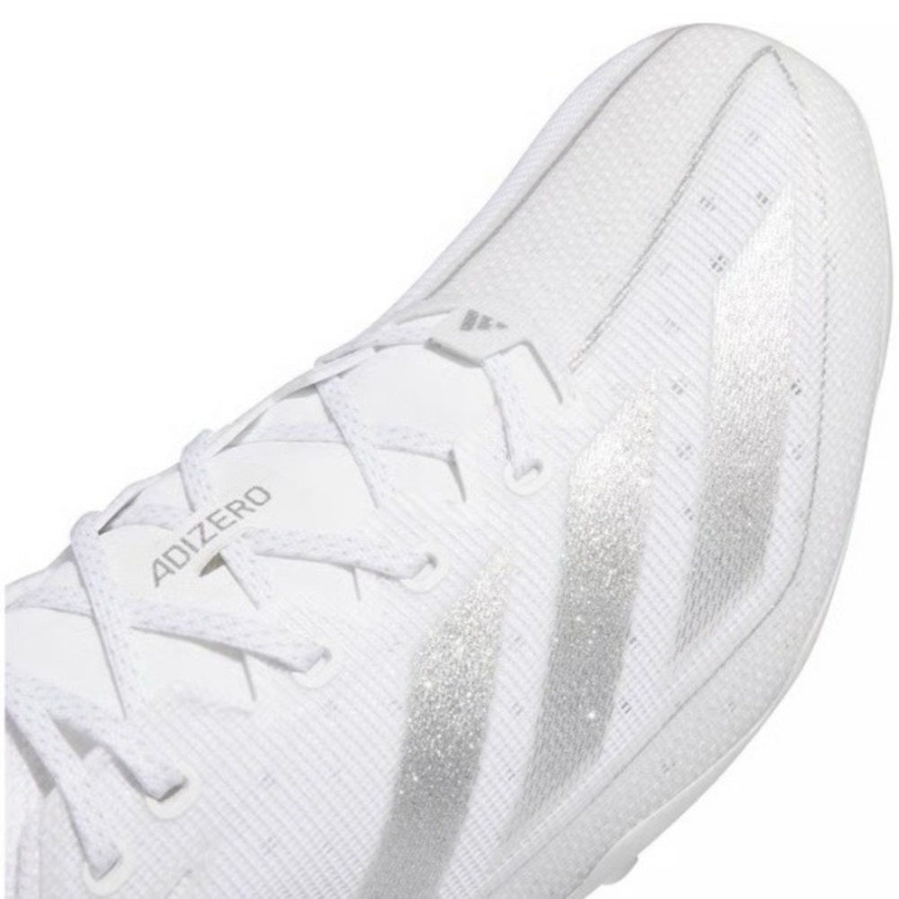 Adidas Adizero Electric Football Cleats - White and Pearl Sz 10 Mens NWOB - Picture 6 of 8